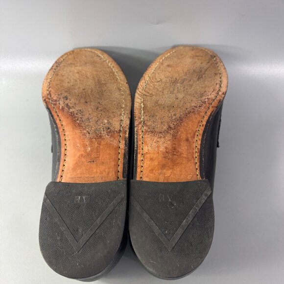 Allen Edmonds Stowe Tassel Loafers Black Leather Made in USA Mens Size 12 - Picture 9 of 15